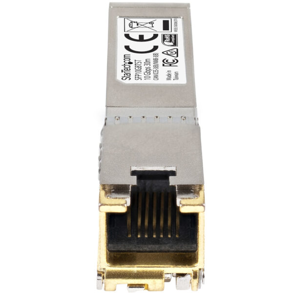 60162819_3367898579.jpg StarTech.com Cisco SFP-10GB-TC Compatible SFP+ Module - 10GBASE-T - SFP to RJ45 Cat6/Cat5e - 10GE Gigabit Ethernet SFP+ - RJ-45 30m - Cisco Firepower, ASR1000, ASR9000
