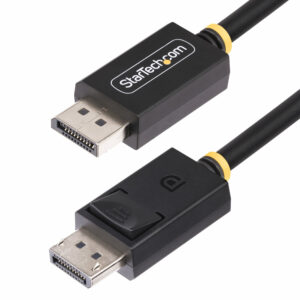 6101d570d61b55a967b06c64dcfbba0830fe50fd.jpg StarTech.com 1m DisplayPort 2.1 Cable, VESA Certified DP40 DisplayPort Cable w/UHBR10/HDR/HDCP 2.2, 8K 60Hz/4K 144Hz w/DSC 1.2a, 40Gbps, DP 2.1 Cable, UHD Monitor Cord, M/M