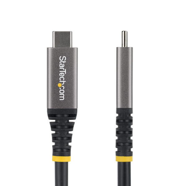 6169e631fd010b0572eb4746a0aefaa2a4e48741.jpg StarTech.com 3m (10ft) USB4 Cable, 20Gbps, USB-IF Certified USB-C Cable, 60W PD, 4K 120Hz DP 2.1, TPE Jacket, Black USB-C Cord