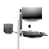 61b809b3a0ce0bc8959e07301911a6f0.jpg StarTech.com Wall Mount Workstation, VESA Mount For 32" Monitors (22lb/10kg), Fully Articulating Single Monitor Mount & Keyboard Tray w/Desktop Computer/PC Bracket, Standing Desk