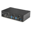 62358955_3754701606.jpg StarTech.com 2 Port DisplayPort KVM Switch - 4K 60Hz - Single Display - Dual Port UHD DP 1.2 USB KVM Switch with Integrated USB 3.0 Hub & Audio - Dell HP Apple Lenovo - TAA Compliant