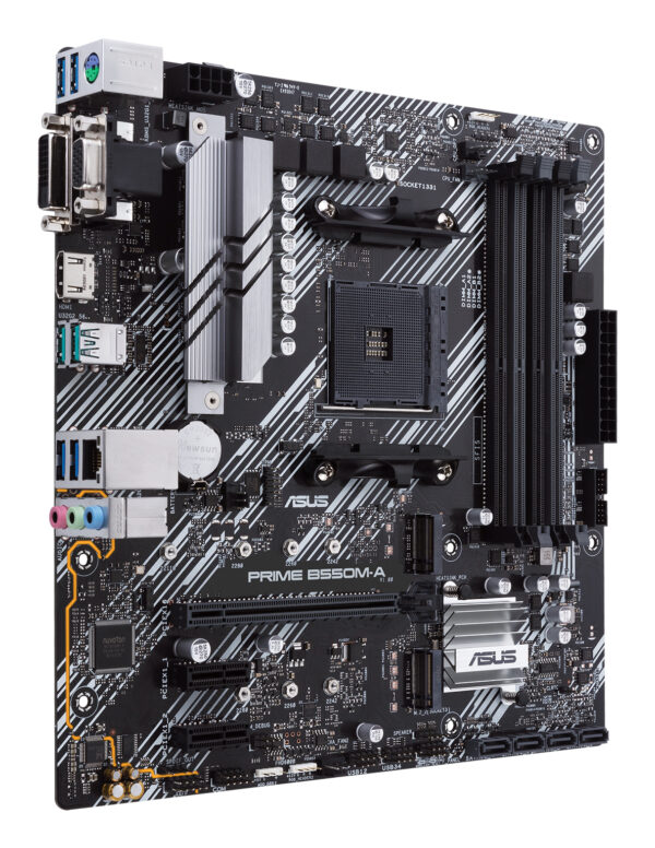ASUS Prime B550M-A/CSM AMD B550 Socket AM4 micro ATX