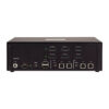 StarTech.com Secure 2-Port Dual-Monitor KVM Switch, DisplayPort, 4K 30Hz, NIAP 4.0 Desktop KVM, Metal Housing, CAC Port, Made in the USA