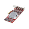 StarTech.com 4-Port USB Type-C PCIe Card, USB 3.2 10Gbps, USB-C PCI Express Expansion Card, 4x Independent USB Controllers, Windows/Linux/macOS, TAA-Compliant