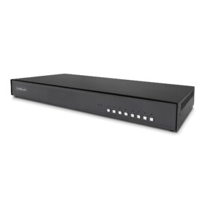 StarTech.com Secure 8-Port DVI KVM Switch, NIAP 4.0 Desktop KVM, Metal Housing, CAC Port, Made in the USA