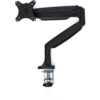 StarTech.com Desk Mount Monitor Arm - Heavy Duty Ergonomic VESA Monitor Arm - Single 9kg Display - Full Motion, Height Adjustable, Articulating - Aluminum - C-Clamp/Grommet- Black