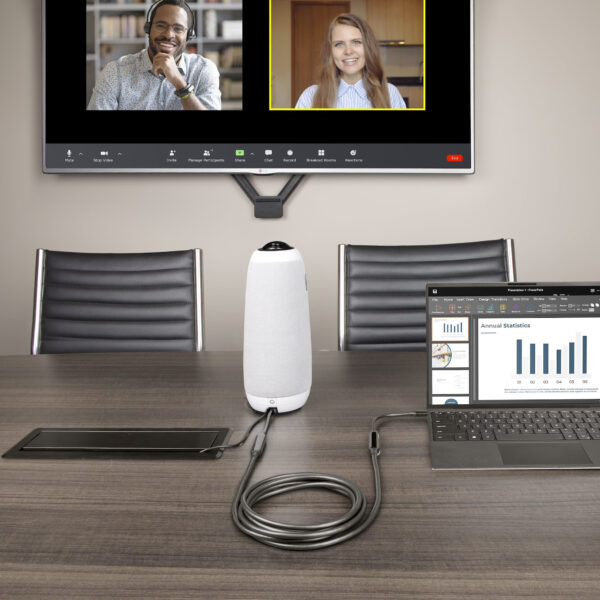 6684cabb00ee2ea6d8c8d831285bb25a.jpg StarTech.com 3m (10ft) Active USB-C Cable, USB 3.2 Gen 2 10Gbps, Long USB Type-C Data Transfer Cable, 60W Power Delivery, 8K 60Hz, DP 1.4 Alt Mode w/HBR3/HDR10/MST/DSC 1.2/HDCP 2.2 - USB C to C cable