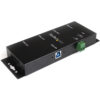 6851357_5844520281.jpg StarTech.com 4-Port Industrial USB 3.0 Hub with ESD Protection~4-Port USB 3.0 Hub - 5Gbps - Metal Industrial USB-A Hub - Wall or Desk Mountable USB Data Hub - TAA Compliant USB Expander Hub