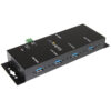 6851357_7420008083.jpg StarTech.com 4-Port Industrial USB 3.0 Hub with ESD Protection~4-Port USB 3.0 Hub - 5Gbps - Metal Industrial USB-A Hub - Wall or Desk Mountable USB Data Hub - TAA Compliant USB Expander Hub
