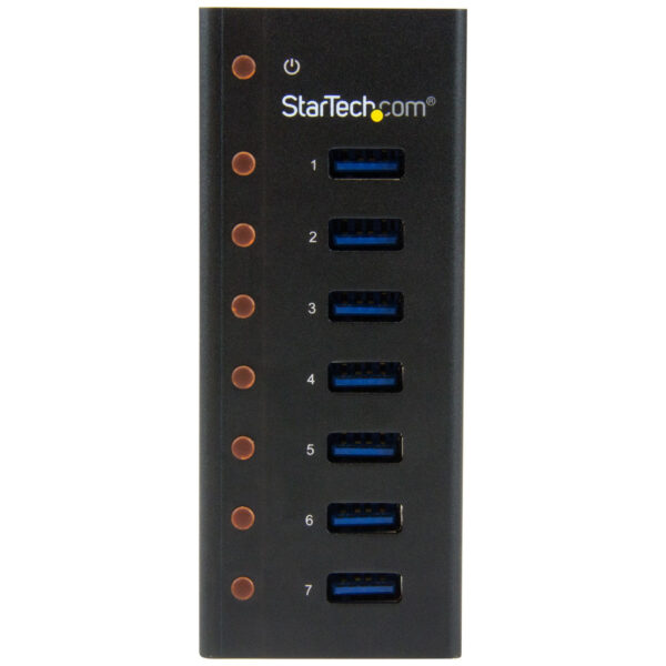 696ee9141c0ba6a7464bb72217e604b4.jpg StarTech.com 7-Port USB 3.0 Hub - Desktop or Wall-Mountable Metal Enclosure~7-Port USB 3.0 Hub (5Gbps) - Desktop or Wall-Mountable Metal Enclosure