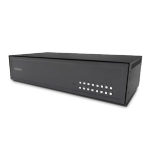 StarTech.com Secure 16-Port KVM Switch, DVI, NIAP 4.0 Desktop KVM, Metal Housing, CAC Port, Made in the USA