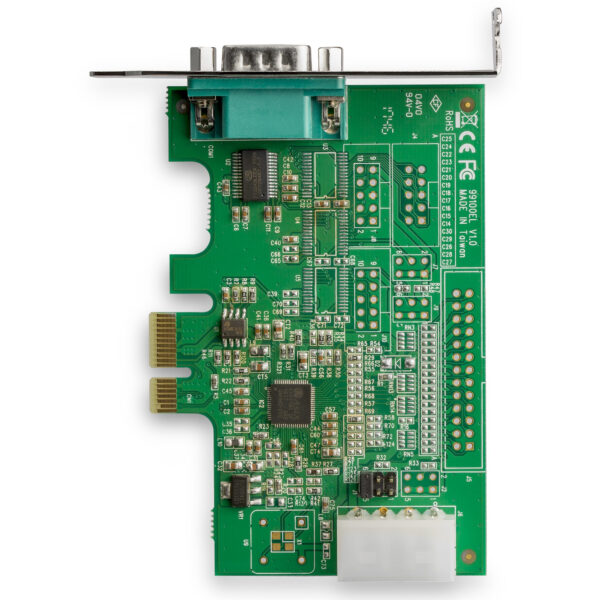 69943345_1168296957.jpg StarTech.com 1-port PCI Express RS232 Serial Adapter Card - PCIe RS232 Serial Host Controller Card - PCIe to Serial DB9 - 16950 UART - Low Profile Expansion Card - Windows & Linux