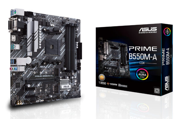 ASUS Prime B550M-A/CSM AMD B550 Socket AM4 micro ATX