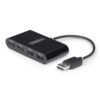 StarTech.com ST4200MINI2-USB-HUB interface hub USB 2.0 480 Mbit/s Black