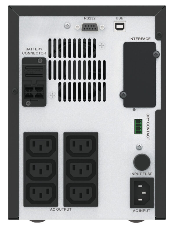 71539931_8088115295.jpg APC Easy UPS 1 Ph Line Interactive, 1000VA, Tower, 230V, 6 IEC C13 outlets, AVR, Dry Contact, LCD, W/O Network Card support