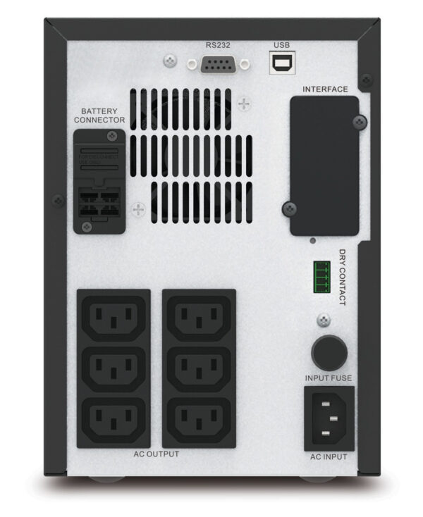 71539938_9323880286.jpg APC Easy UPS 1 Ph Line Interactive, 750VA, Tower, 230V, 6 IEC C13 outlets, AVR, Dry Contact, LCD, W/O Network Card support