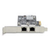 StarTech.com 2-Port 2.5Gbps NBASE-T PCIe Network Card, Intel I225-V, Dual-Port Computer Network Card, Multi-Gigabit NIC, PCI Express Server LAN Card, Desktop Ethernet Interface