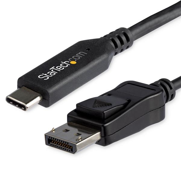 72731145_7992718026.jpg StarTech.com 6ft/1.8m USB C to DisplayPort 1.4 Cable - 4K/5K/8K USB Type-C to DP 1.4 Alt Mode Video Adapter Converter - HBR3/HDR/DSC - 8K 60Hz DP Monitor Cable for USB-C/Thunderbolt 3