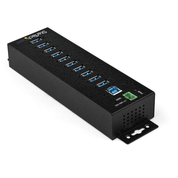 75263818_9107592726.jpg StarTech.com 10-Port USB 3.0 Hub with Power Adapter - Metal Industrial USB-A Hub with ESD & 350W Surge Protection - Din/Wall/Desk Mountable - High Speed USB 3.2 Gen 1 (5Gbps) Hub