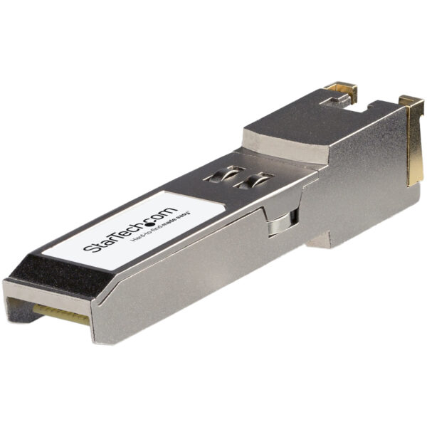 75288520_1906565844.jpg StarTech.com HPE JL563A Compatible SFP+ Module - 10GBASE-T - SFP to RJ45 Cat6/Cat5e - 10GE Gigabit Ethernet SFP+ - RJ-45 30m - HPE 8320, 8325-48Y8