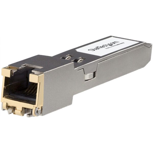 75288520_2760901055.jpg StarTech.com HPE JL563A Compatible SFP+ Module - 10GBASE-T - SFP to RJ45 Cat6/Cat5e - 10GE Gigabit Ethernet SFP+ - RJ-45 30m - HPE 8320, 8325-48Y8