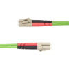 StarTech.com 1m (3.3ft) LC to LC (UPC) OM5 Multimode Fiber Optic Cable, 50/125µm Duplex LOMMF Zipcord, VCSEL, 40G/100G, LSZH Fiber Jumper Cord