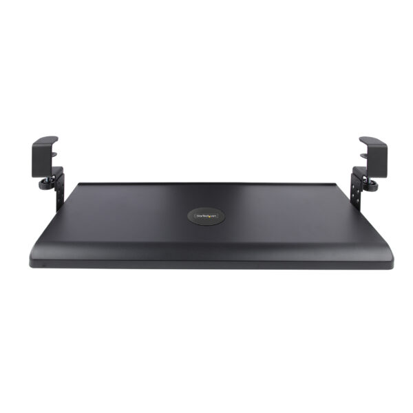 7639bbf350d30f600ae5355e0a2e8f11.jpg StarTech.com Under-Desk Keyboard Tray, Clamp-on Ergonomic Keyboard Holder, Up to 12kg (26.5lb), Sliding Keyboard and Mouse Drawer with C-Clamps, Height Adjustable Keyboard Tray (3.9/4.7/5.5 in)