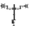 StarTech.com Desk Mount Dual Monitor Arm - Desk Clamp VESA Compatible Monitor Mount for up to 32 inch Displays - Ergonomic Articulating Monitor Arm - Height Adjustable/Tilt/Swivel/Rotating