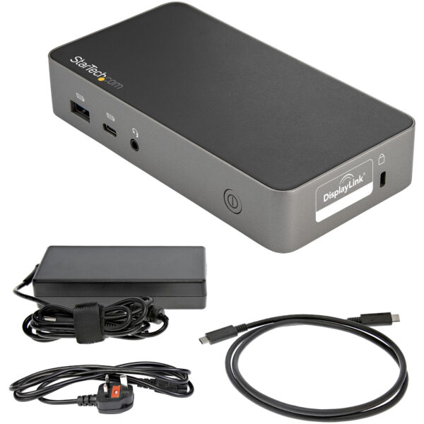 76455368_6264432083.jpg StarTech.com USB-C Dock - Dual Monitor 1080p HDMI Laptop Docking Station - 65W Power Delivery - 1x USB-C, 3x USB-A, Ethernet - Dual Video Display USB 3.1 Gen 1 Type-C Dock - Mac & Windows