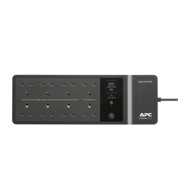 76541644_4042108835.jpg APC Back-UPS BE850G2-UK - 8x BS 1363 outlets, 850VA, 2 USB chargers, 1 USB data port