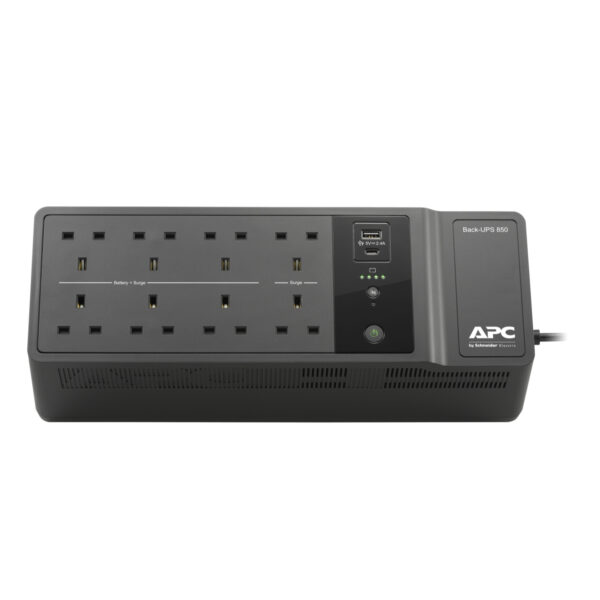 76541644_8652692219.jpg APC Back-UPS BE850G2-UK - 8x BS 1363 outlets, 850VA, 2 USB chargers, 1 USB data port