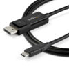 77385323_2497216823.jpg StarTech.com 6ft (2m) USB C to DisplayPort 1.4 Cable 8K 60Hz/4K - Bidirectional DP to USB-C or USB-C to DP Reversible Video Adapter Cable -HBR3/HDR/DSC - USB Type C/TB3 Monitor Cable (CDP2DP142MBD)