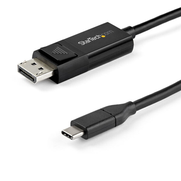 77385323_2800970111.jpg StarTech.com 3.3ft (1m) USB C to DisplayPort 1.4 Cable 8K 60Hz/4K - Bidirectional DP to USB-C or USB-C to DP Reversible Video Adapter Cable -HBR3/HDR/DSC - USB Type-C/Thunderbolt Monitor Cable