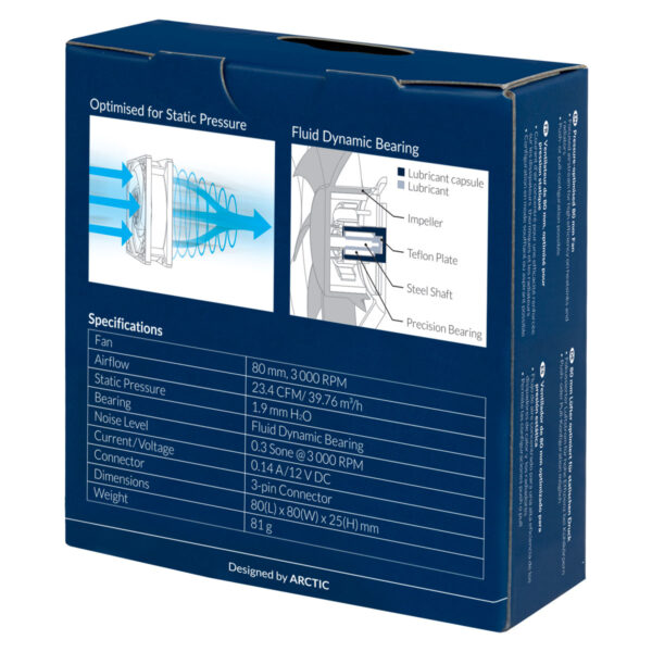 77679865_1741965443.jpg ARCTIC P8 - Pressure-optimised 80 mm Fan