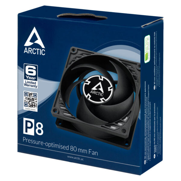 77679865_5199454143.jpg ARCTIC P8 - Pressure-optimised 80 mm Fan