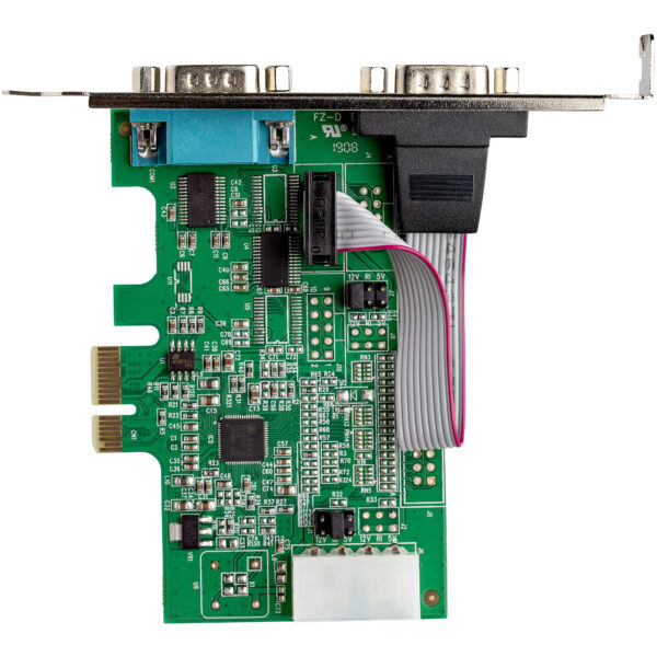 77943584_0935083823.jpg StarTech.com 2-port PCI Express RS232 Serial Adapter Card - PCIe RS232 Serial Host Controller Card - PCIe to Dual Serial DB9 Card - 16950 UART - Expansion Card - Windows & Linux