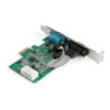 77943584_6245776261.jpg StarTech.com 2-port PCI Express RS232 Serial Adapter Card - PCIe RS232 Serial Host Controller Card - PCIe to Dual Serial DB9 Card - 16950 UART - Expansion Card - Windows & Linux