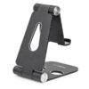 77943598_2542453734.jpg StarTech.com Phone and Tablet Stand - Foldable Universal Mobile Device Holder for Smartphones & Tablets - Adjustable Multi-Angle Ergonomic Cell Phone Stand for Desk - Portable - Black