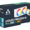 ARCTIC Liquid Freezer III Pro 280 A-RGB (White) Multi Compatible All-in-One CPU Water Cooler with A-RGB