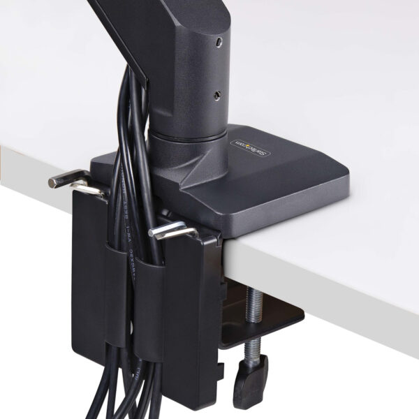 7ddc693c7a44fc351bd1024fc3ad1e4ceb1bc2c3.jpg StarTech.com Crossbar Triple Monitor Desk Mount For Up To Three 27in Screens, VESA 75x75/100x100, Tool-Less Arm Adjustments, C-Clamp/Grommet, Spring-Assisted Arm