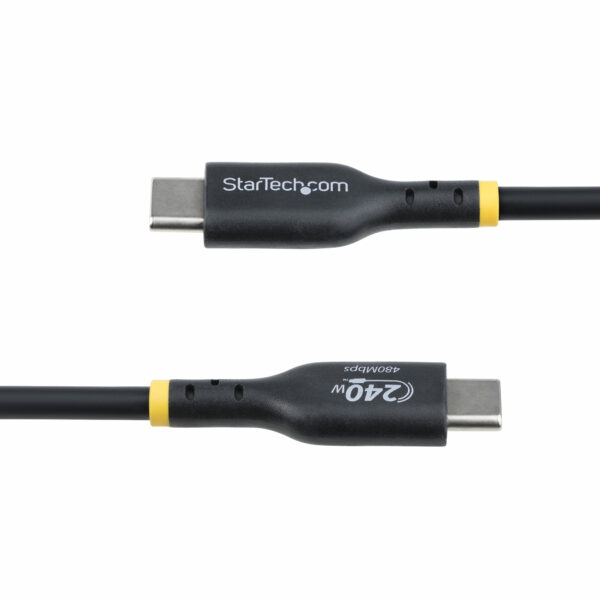 7f76084dc8f3237a9385429874106396fd2053f2.jpg StarTech.com 3m USB-C Charging Cable, USB-IF Certified USB C Cable, 240W PD EPR, USB 2.0 Type-C Laptop Charger Cord, USB-C Data Transfer Cable, TPE Jacket, M/M