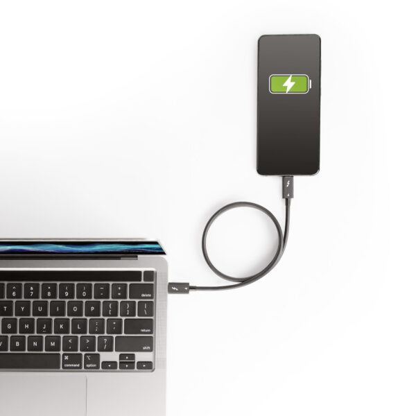 83da0e81040011f1f30c951a20f43feb.jpg StarTech.com 1.6ft Thunderbolt 4 Cable - 40Gbps - 100W PD - 4K/8K Video - Intel-Certified Thunderbolt Cable - Compatible w/USB 4/Thunderbolt 3/USB 3.2/USB Type-C/DisplayPort