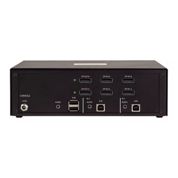 84d5a947193e1e5449e0e44afabd39d3a625d119.jpg StarTech.com Secure 2-Port Dual-Monitor KVM Switch, DisplayPort, 4K 30Hz, NIAP 4.0 Desktop KVM, Metal Housing, Made in the USA