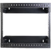 StarTech.com 8U 19" Wall Mount Network Rack - Adjustable Depth 12-20" 2 Post Open Frame Server Room Rack for AV/Data/ IT Communication/Computer Equipment/Switch w/Cage Nuts & Screws