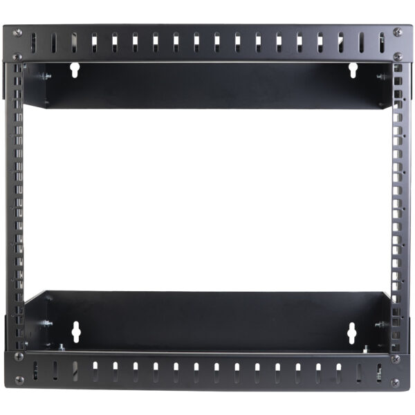 StarTech.com 8U 19" Wall Mount Network Rack - Adjustable Depth 12-20" 2 Post Open Frame Server Room Rack for AV/Data/ IT Communication/Computer Equipment/Switch w/Cage Nuts & Screws