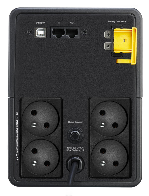 86245732_5896878532.jpg APC Back-UPS, 1200VA, Tower, 230V, 4x CEE 7/5 French Schuko outlets, AVR