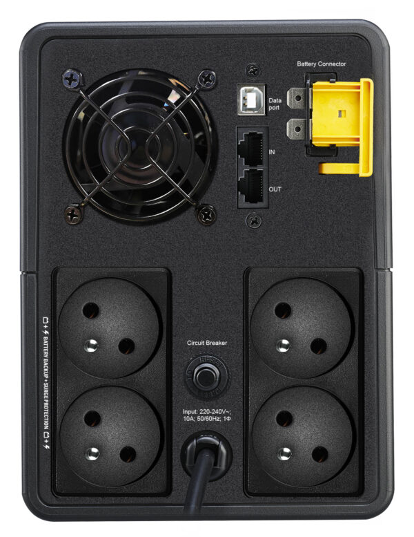 86245733_6428681604.jpg APC Back-UPS, 2200VA, Tower, 230V, 4x CEE 7/5 French Schuko outlets, AVR