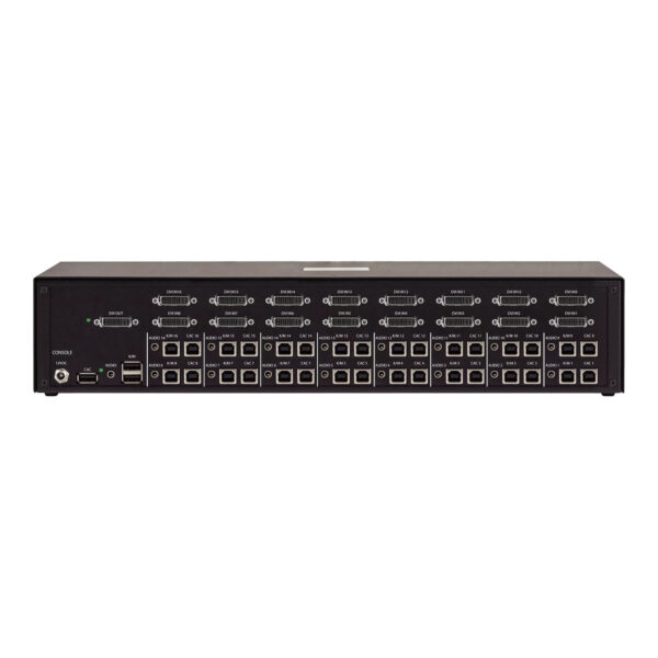 87d3f1cf031d74cb5ace726aa462dbf6a830c6d3.jpg StarTech.com Secure 16-Port KVM Switch, DVI, NIAP 4.0 Desktop KVM, Metal Housing, CAC Port, Made in the USA