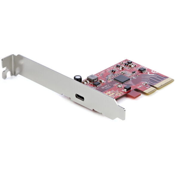 88597497_9620332330.jpg StarTech.com 1-Port USB 3.2 Gen 2x2 PCIe Card, USB-C 20Gbps SuperSpeed PCI Express 3.0 x4 Controller Card, USB Type-C Adapter Card, Data Only, Windows/macOS/Linux, TAA