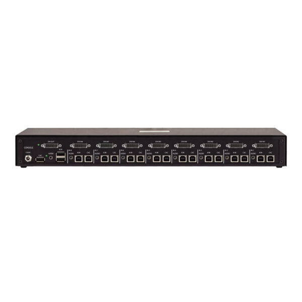 8921bab7c48faf21c7cc1ca95b67b37292763314.jpg StarTech.com Secure 8-Port DVI KVM Switch, NIAP 4.0 Desktop KVM, Metal Housing, CAC Port, Made in the USA